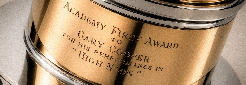 Gary Cooper Academy Award for High Noon photographed by Richard Zampella