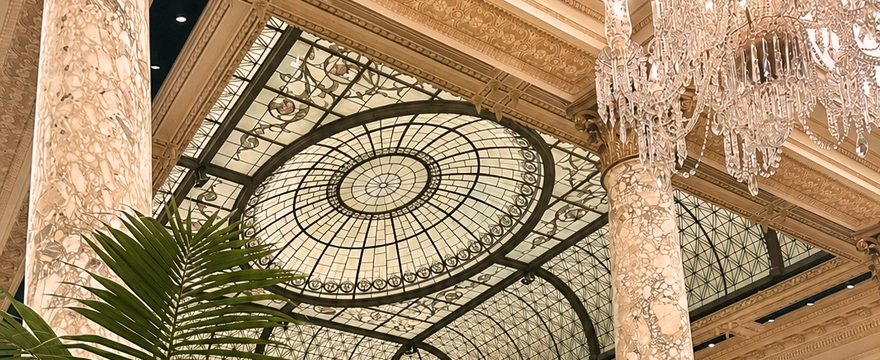 The Plaza Hotel lobby in New York City photographed by Richard Zampella